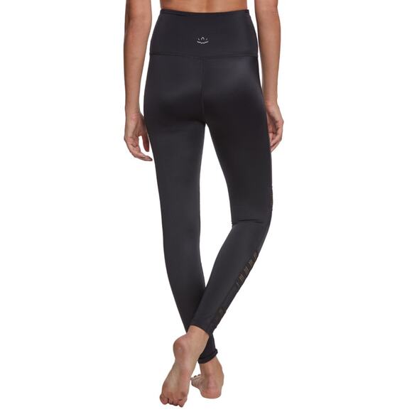 Beyond Yoga Mesh To Impress High Waisted 7/8 Yoga Leggings in Black - Picture 3 of 7